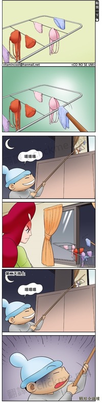 對付偷內褲的男人，就要送他最原汁原味的...